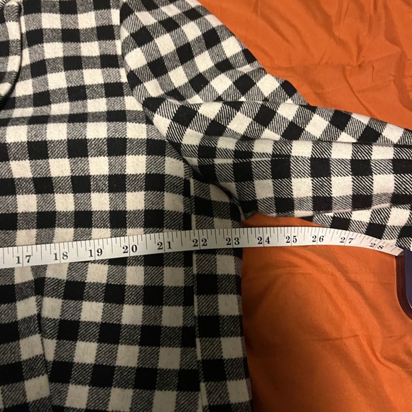 Buy 2 get one free✨ Wool-blend one-button blazer in buffalo check - Picture 7 of 8